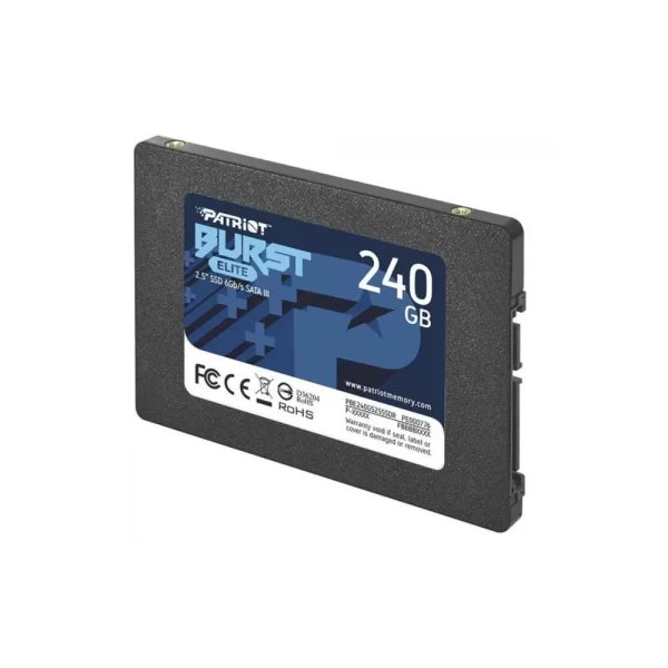 HD SSD 240GB PATRIOT BURST ELITE SATA 3  2.5" 7MM - PBE240GS25SSDR 450/320 MB/s - Image 4