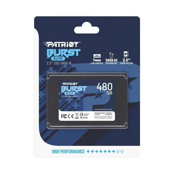 HD SSD 480GB PATRIOT BURST ELITE SATA 3  2.5" 7MM - Image 3