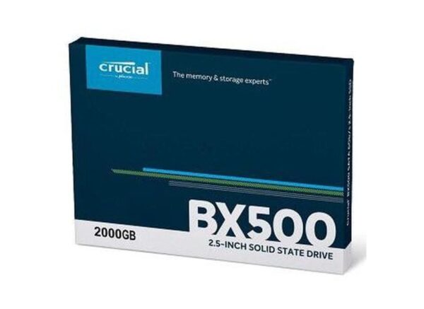 HD SSD   2TB CRUCIAL SATA 3 2.5" BX500 CT1000BX500SSD1