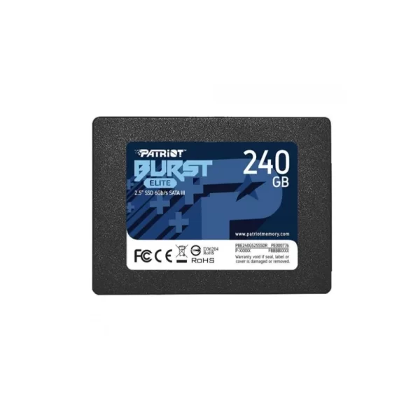 HD SSD 240GB PATRIOT BURST ELITE SATA 3  2.5" 7MM - PBE240GS25SSDR 450/320 MB/s - Image 2