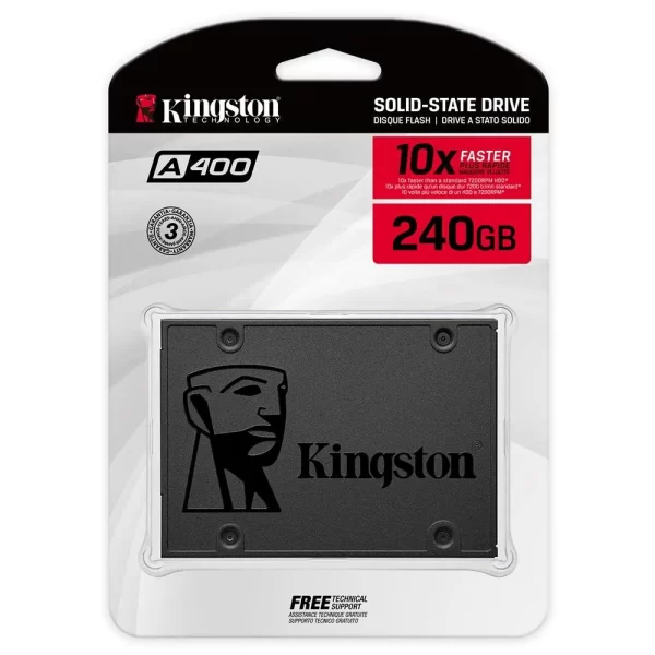 HD SSD 240GB KINGSTON SATA 3 2.5" SA400S37/240G