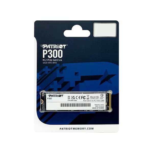 SSD M.2  NVME 256GB PATRIOT  P300 2280 NVMe PCIE GEN3 X4 - P300P256GM28 1700/1000 MB/s - Image 6