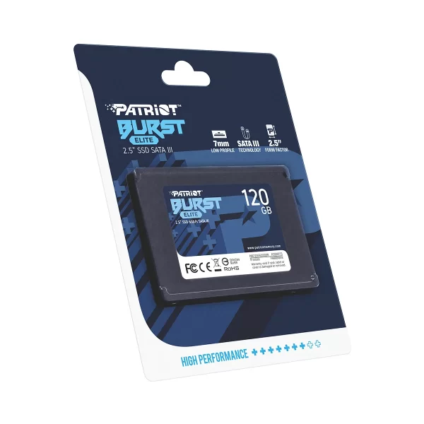 SSD 120GB PATRIOT  PATRIOT BURST ELITE SATA 3 2.5" PBE120GS25SSDR - Image 6