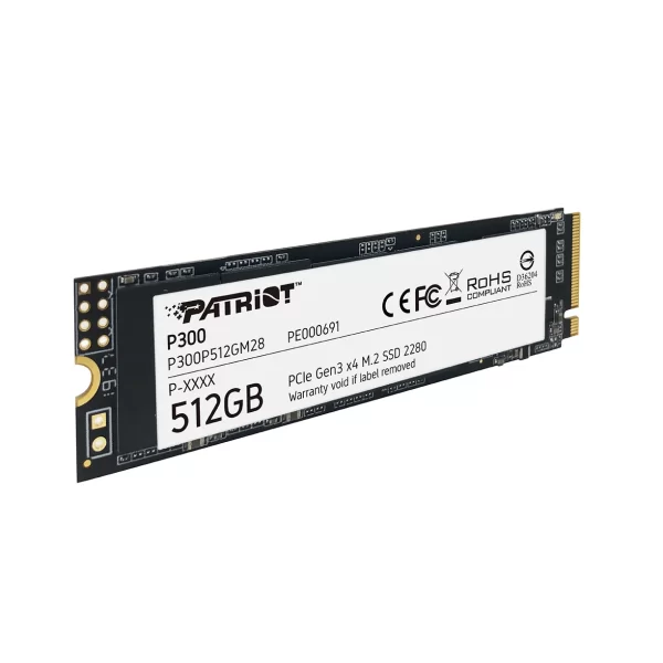 SSD M.2  NVME  512GB PATRIOT P300 2280 - P300P512GM28 2100/1700 MB/s - Image 4