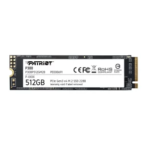 SSD M.2  NVME  512GB PATRIOT P300 2280 - P300P512GM28 2100/1700 MB/s