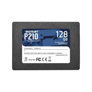 SSD 128GB PATRIOT P210 SATA 3 2.5" - P210S128G25 450/320 MB/s