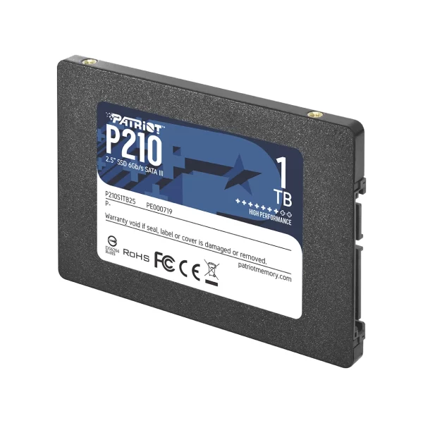 SSD Patriot P210 1TB SATA 3 - 2.5" 7mm - Velocidade 430/520 MB/s - Image 2