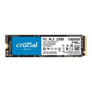SSD M.2 NVMe 1TB Crucial P2 2280 PCIe 4.0 - Alta Performance 5000MB/s Leitura e 4500MB/s Gravação