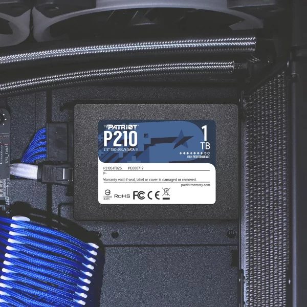 SSD Patriot P210 1TB SATA 3 - 2.5" 7mm - Velocidade 430/520 MB/s - Image 4