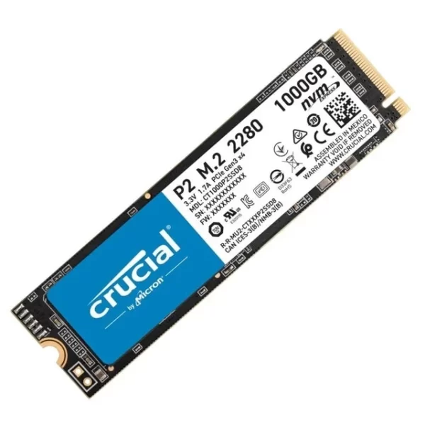 SSD M.2 NVMe 1TB Crucial P2 2280 PCIe 4.0 - Alta Performance 5000MB/s Leitura e 4500MB/s Gravação - Image 3